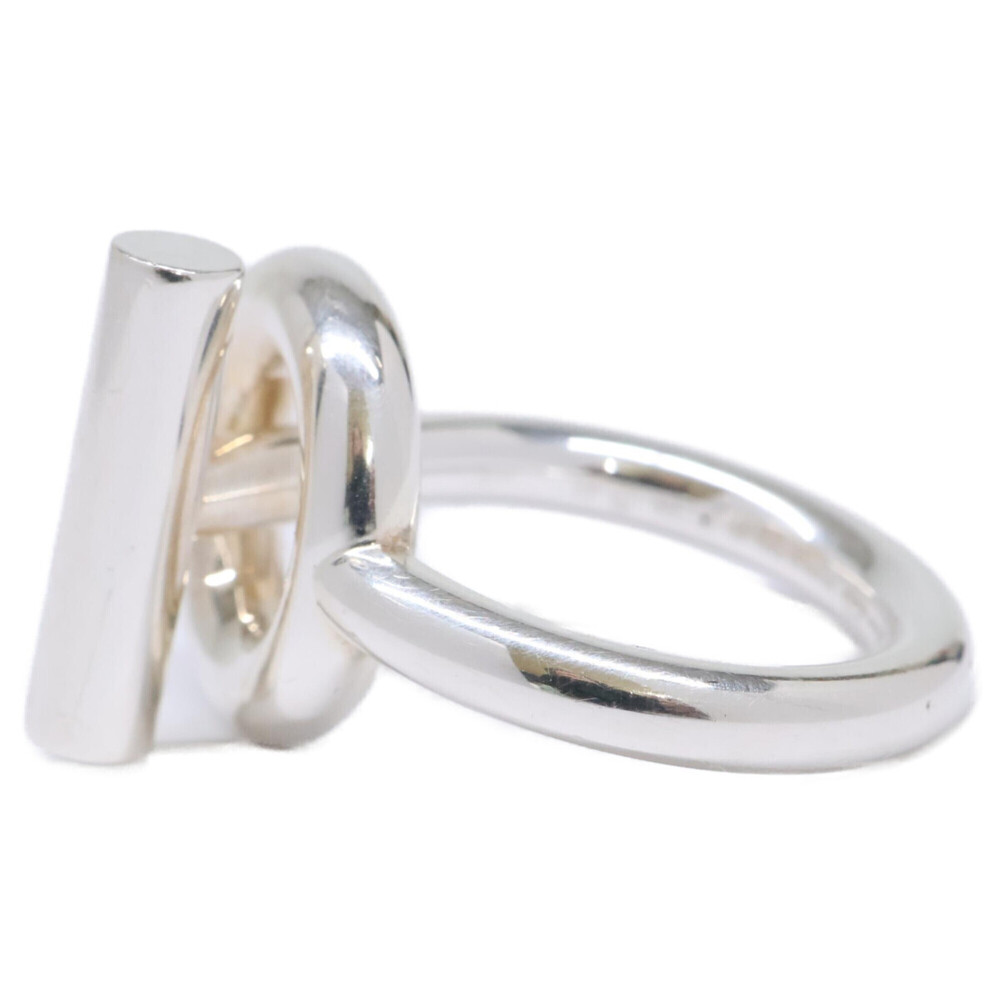 HERMES Ag925 Echappé MM Ring, Size 50, Silver, Women's - Picture 3 of 7